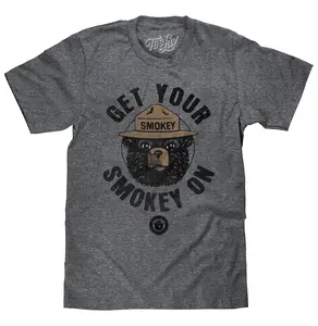 Get Your Smokey On T-Shirt - Gray