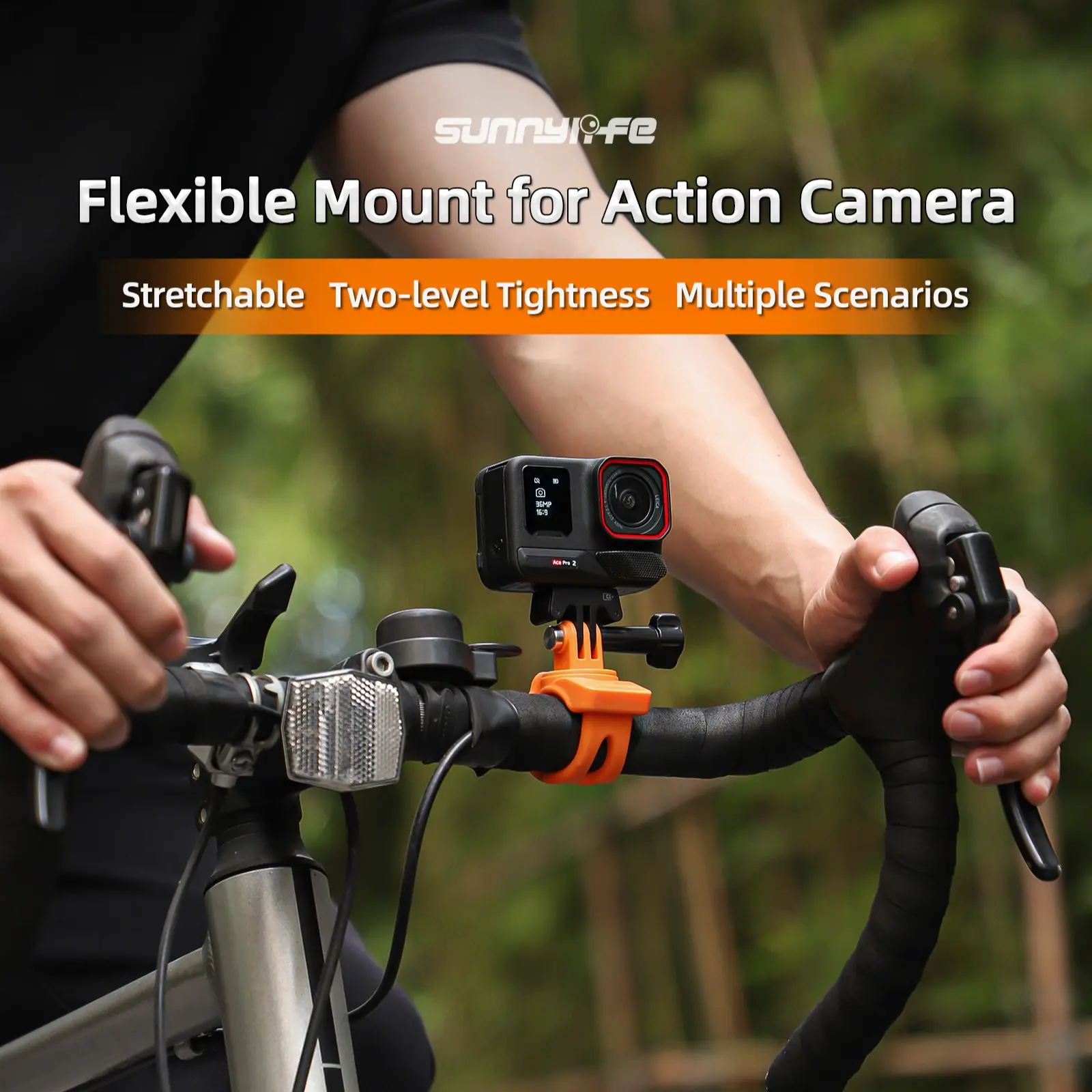 Flexible Mount for Action Camera, GoPro Hero Series, DJI Osmo Action 6/5Pro/4/3, Pocket 3, Nano, Insta360 X5/4/3, AcePro, Go 3, Ultra, Perfect for Travel, Outdoor Sports, Cycling, Motorcycle Mount Adapter, Wide Compatibility, Ideal Gift