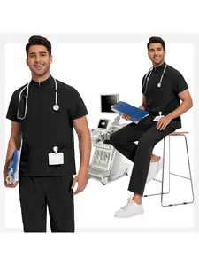 Medical Clothing for Men Hospital Uniform Scrub Suit Men Work Clothes Nurse Accessories Pet Grooming Work Suit Veterinary Work Clothes