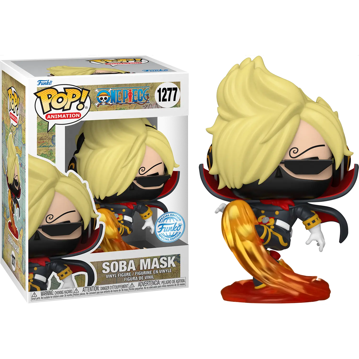 Funko POP! One Piece Sanji Soba Mask #1277 Chalice Collectibles Exclusive