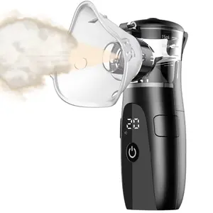 Luxury Handheld Smart Nebulizer, USB-Powered Rechargeable Lightweight Device for Sensitive Adults, Self-Cleaning Mode, Quiet Operation, Deep Hydration, Gentle Soothing, Low-Residue Design for Daily Use