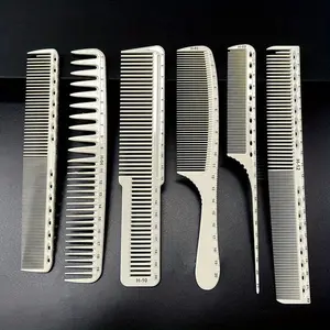 Hair Comb Set, 6 Counts/set Professional Hair Comb, Convenient Hair Comb for All Hair Types, Tip Tail Pick Comb, Perfect for Salon Use, Heatless, Hair Styling Tools
