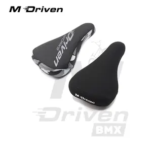 M Driven 25.4mm*180mm Seat Post with Bmx Saddle, Single Bolt Diagonal Locking, Free Style Bmx Seat, Street Bmx Seat, Street Ready, Bmx Bike Accessories, Bmx Parts, Bmx Components