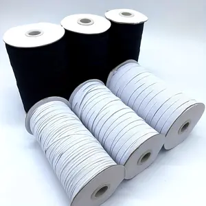 1 Spool High-Elastic Sewing Band, Elastic Sewing Rope For DIY Sewing Fabric Garment, 10M/20M