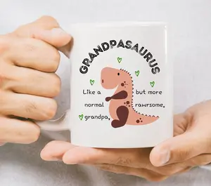 Grandpasaurus Mug Grandpa Dinosaur Mug Grandad Fathers Day Mugs Grandpa Mugs Fathers Day Gifts Mugs Grandad Best Papa Ever Papasaurus Gifts.