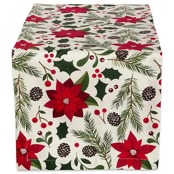 Design Imports Woodland Christmas Printed Table Runner 14-in x 72-in Design Imports Woodland Christmas Printed Table Runner 14-in x 72-in
