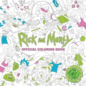 USED-Rick and Morty Official Coloring Book by Titan Books (Paperback)