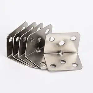 6/16/26pcs right angle corner bracket fasteners, used for furniture, tables, chairs, cabinets, L-shaped corner brackets, mounting brackets, sturdy bracket, fixing connectors, hardware accessories
