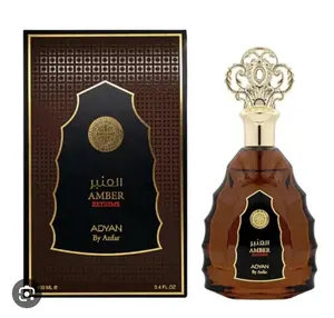 Adyan Amber Extreme - EDP 100Ml (3.4Oz) - With Pheromones - Unisex and Long Lasting Fragrance - Luxury Scent - Arabian Perfume