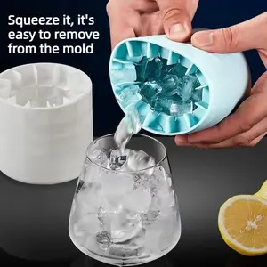 Homemade ice cups, ice cube trays, ice cube molds, homemade ice cups, ice boxes, household ice buckets, ice boxes, cylindrical storage.