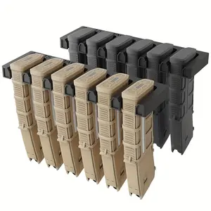 1-Piece ABS 6-Slot Standard Wall-Mounted Magazine Rack - Ideal for Standard PMAGs - A Home Storage Solution