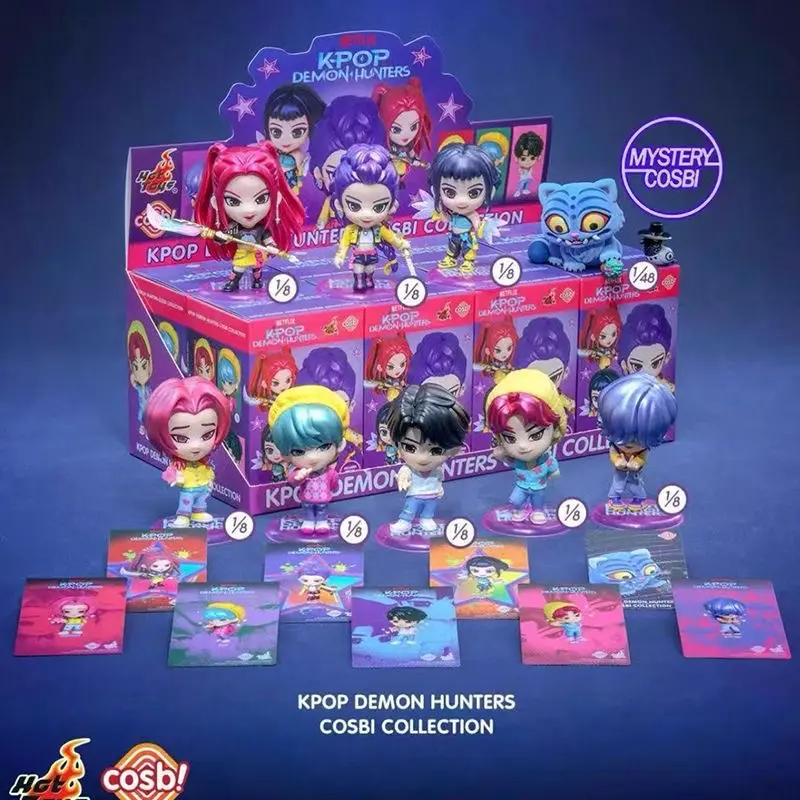 Netflix K-Pop: Demon Hunters Cosbi Mystery Figure | Trendy Idol Hero Art Toy | Premium Designer Blind Box Collectible | Aesthetic Desk Decor for Anime & K-Pop Fans | RUMI Exclusive