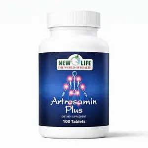 New Life Artrosamin Plus Glucosamine Chondroitin Cat's Claw 100 Tablets Holistic Bone Health Support Natural Dietary Supplement for Optimal Bone Strength - Fitness