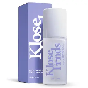 Niacinamide & Rice Extract Facial Serum – Hydrating Glow Face Serum with Hyaluronic Acid, Centella, and Licorice for Smooth Texture, Daily Radiance, and Healthy Skin Barrier Support - 1 fl oz