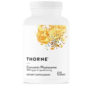 THORNE Organic Curcumin Phytosome 1000 mg (Meriva) Dietary Supplement - Clinically Studied, High Absorption - Supports Fitness-Related Joint, Muscle Health & Liver Inflammatory Response* - 60 Servings