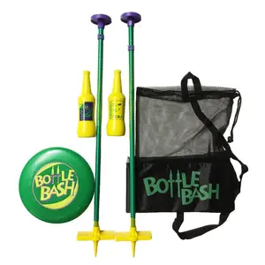 Bottle Bash Flying Disc Toss Beersbee Game Set