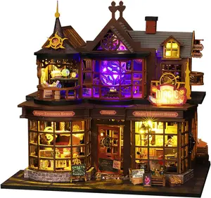 DIY Magic treasure Dollhouse House Home Decoration Creative Desktop