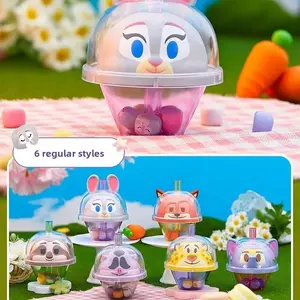 [Summer New Product] MINISO Disney Zootopia Taro Milk Tea Series Blind Box Figurine, Birthday Gift for Girls, Desktop Decoration