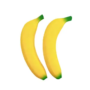 2-Pack Banana-Shaped Stress Squeezies - 2026 New Arrival: Banana-Shaped Soft Toys.Featuring a lifelike fruit appearance and slow-rising properties, these make for an excellent stress-relief gift and a perfect aid for relaxation.