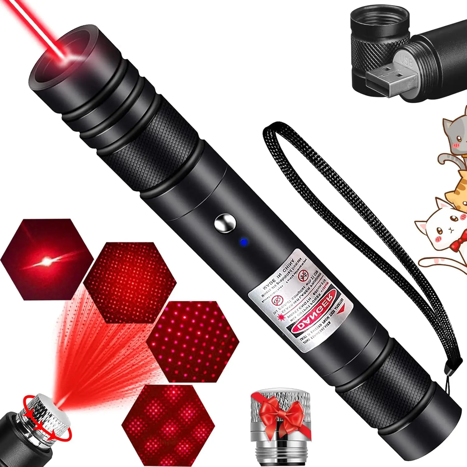 [Already have 10K favorites]Rechargeable Green Laser Pointer/ Line Light Flashlight Long Distance Range for TV/LED/LCD Screens  Flashlights Presentation, Laser Pointer Cat Toy，Office / Outdoors / Astronomic / Construction