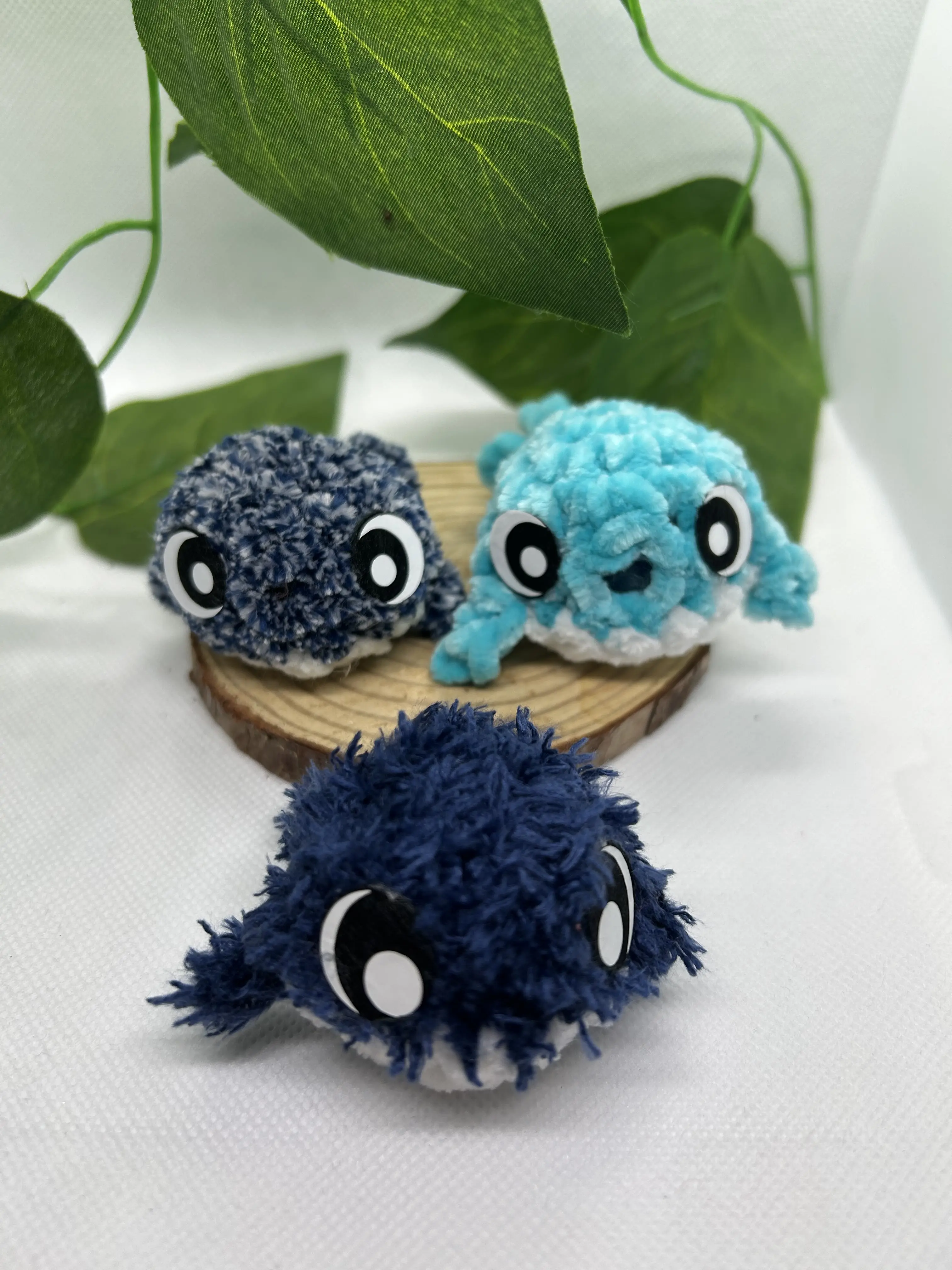 Crocheted Stress Ball- Whale crocheted Stress balls- Multiple colors