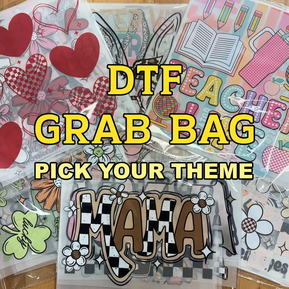 DTF GRAB BAG - PICK YOUR THEME - 10 TRANSFERS