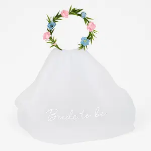 Ginger Ray Bride-to-Be Headband with Veil