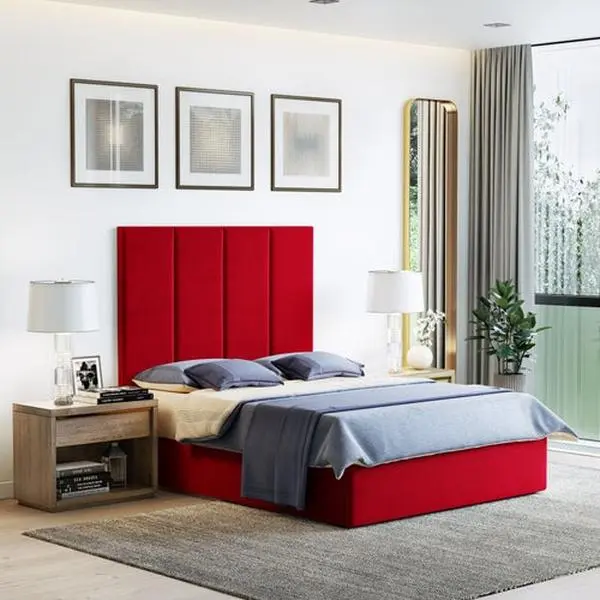 BOYD SLEEP MPRD003 Masterpiece Wall-Mount Headboard Panel Set, 4-Piece with Padding, 15 W x 39 L x 2.25 D Dimensions, DIY-Friendly, Sound Acoustics Dampening