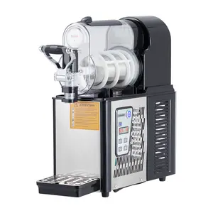 High performance commercial mud machine -2 x 4L stainless steel frozen beverage and Margarita making machine - automatic cleaning, perfect for homes, cafes, bars, restaurants, white