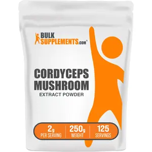 BulkSupplements - Cordyceps Mushroom Extract Powder - Immune - Heart Health - 250g - 2g per Serving