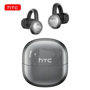 HTC NE15 Bluetooth Headphones 6.0, High-fidelity Wireless Headphones, IPX5 Water Resistance, Noise Cancelling, Stereo In-Ear Headphones, Built-in Microphone