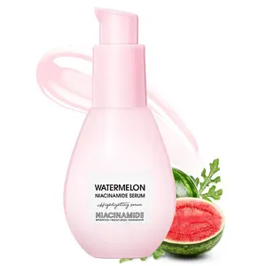Watermelon Niacinamide Serum for Skin Care,Facial Serum For Brightening,Glowing Skin,Improving Skin Smoothness,Lightweight Priming Liquid Highlighter,Foundation Makeup Primer(75ml) springtok