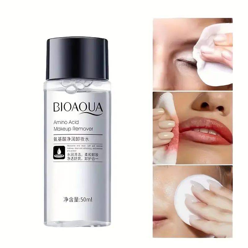 1pc Amino Acid Makeup Remover- Travel-Sized, Fragrance-Free, Non-Oily, Hydrating Cleanser for All Light Beige Types, Ideal for Face and Body, Makeup Removal Essentials| Fragrancefree Product| Hydrating Cleanse Makeup Remover Water