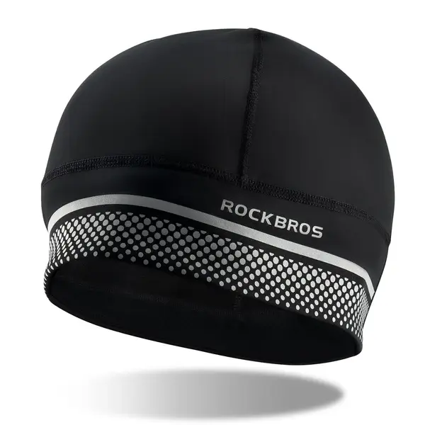 ROCKBROS Thermal Skull Cap Sports Hat - Men’s & Women’s Helmet Liner with Ear Warmers, Versatile Outdoor Companion for Cycling, Running, Skiing
