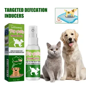 Yegbong Pet Potty Training Aid, Toilet Trainer for Dogs & Cats, Poop Locator Spray, Easy Cleanup Solution, Effective Housebreaking Tool