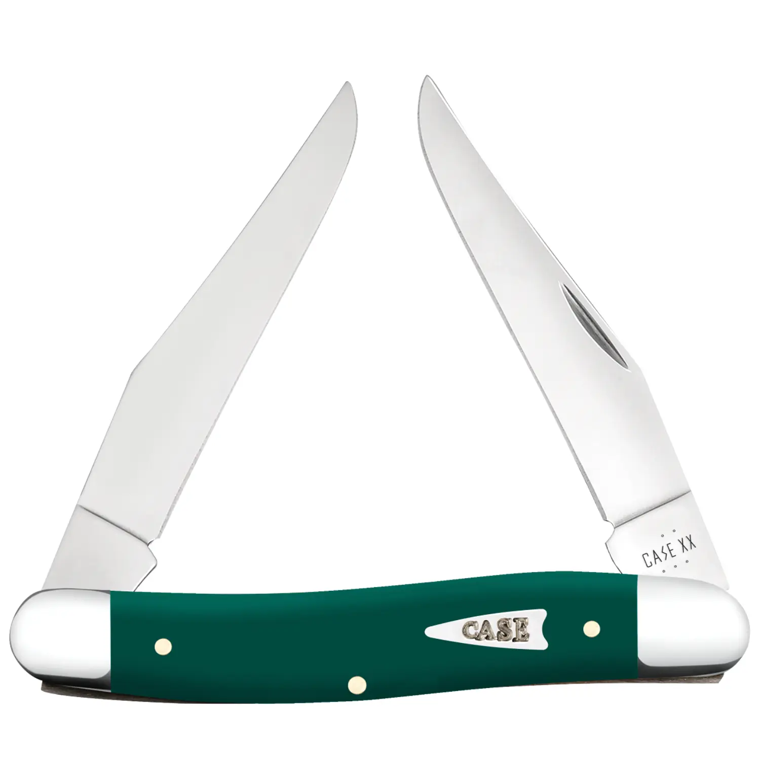 Case XX Muskrat Spruce Green Synthetic Pocket Knife | Made in the USA