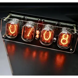 Smart IN12 Nixie Tube Clock Retro Desk Alarm |   Multiple Backlight USB-C Powered Perfect Gift