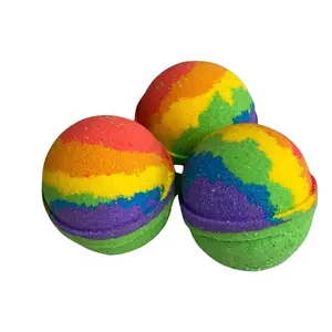 RAINBOW BathBomb - Body Care, Comfort, Ideal for Relaxation and Hydration