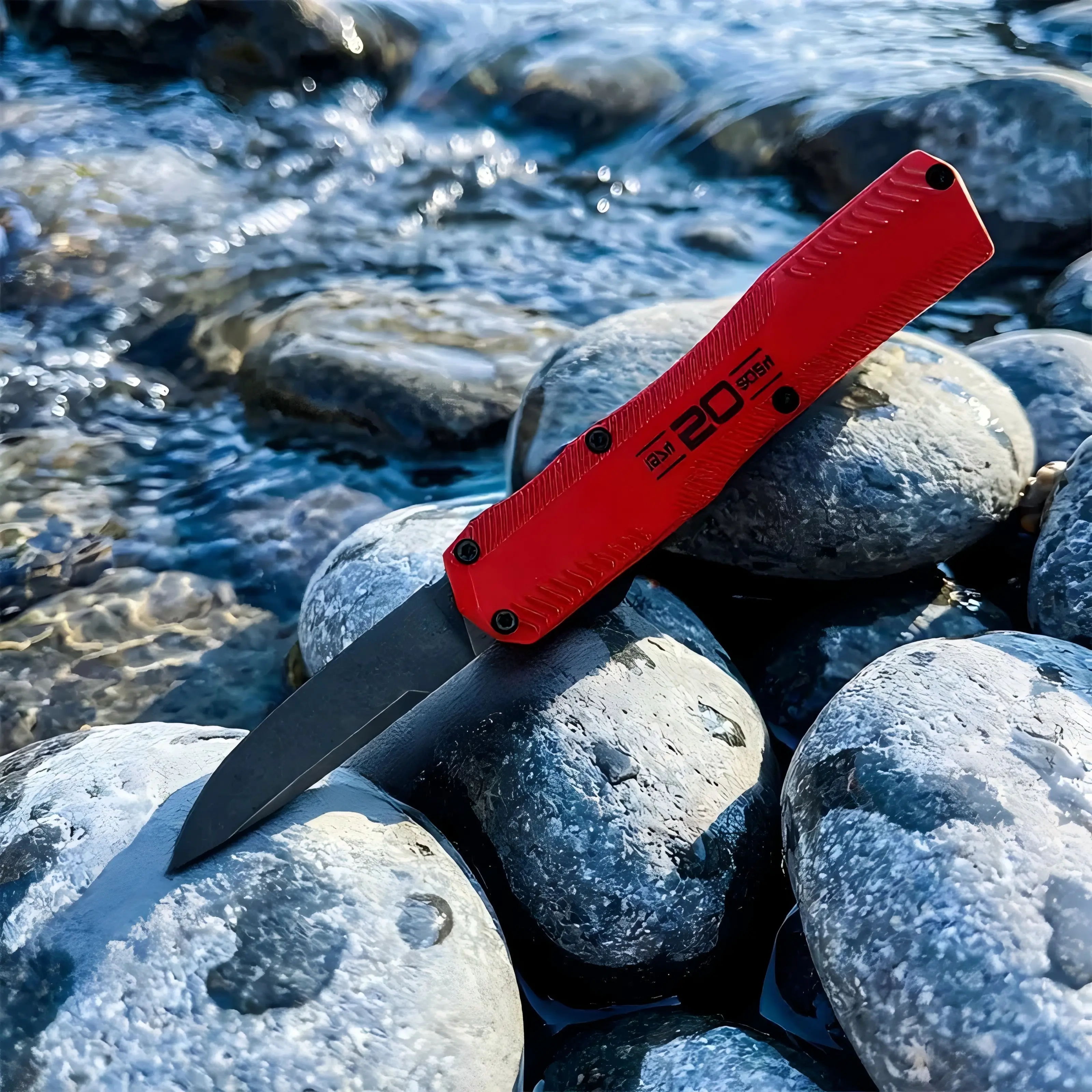 Compact EDC Pocket Tool - Lightweight Utility Gear with Anti-Slip Nylon Handle for Camping, Hiking & Everyday Carry, Anti-Slip Handle, Tool Knives