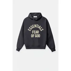Fear of God ESSENTIALS Men's Faded Black Campus â90s Hoodie