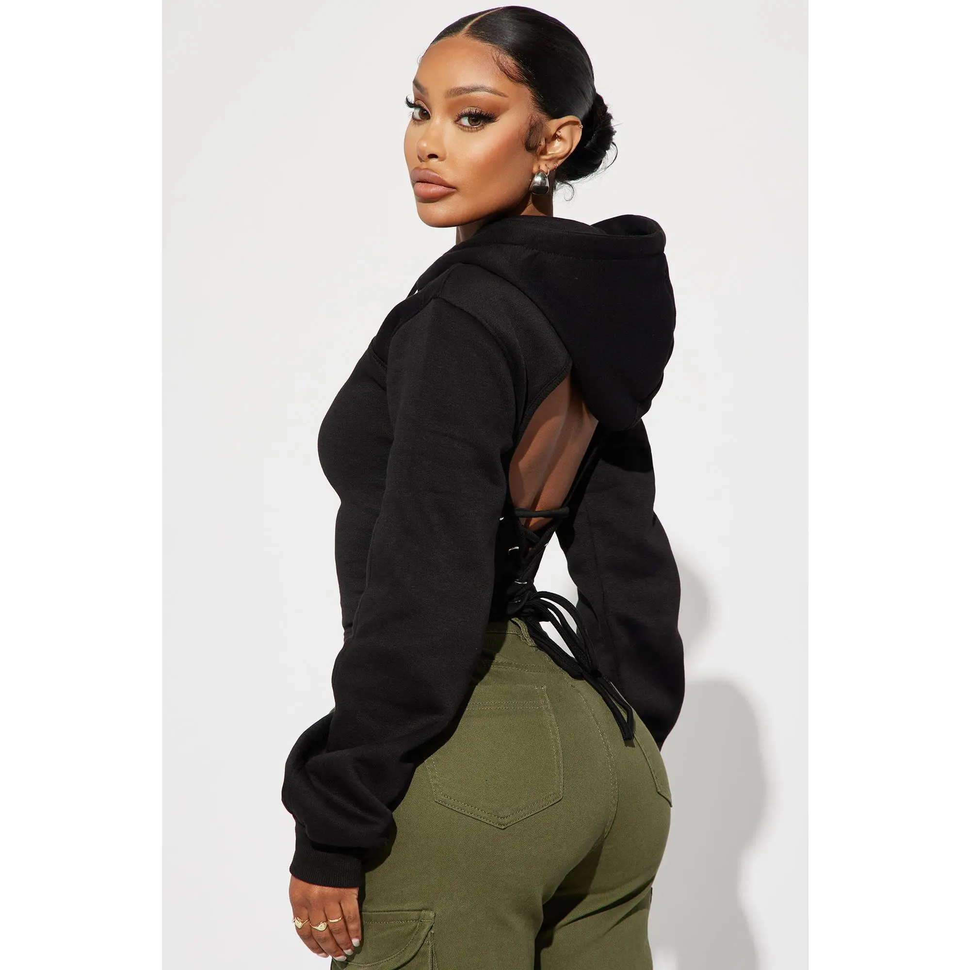 Strap Me Up Lounge Hoodie - Black Strap Me Up Lounge Hoodie - Black