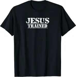 Jesus Trained Wrestling T-Shirt - Gabriellef Shop 92B0CSC6CKJ4