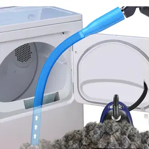Dryer Vent Cleaner Kit Vacuum Attachment - Multiple Combinations V1 Lint Remover Power Washer and Vacuum Hose Quickly Removes Lint