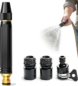2026 New Adjustable High-Pressure Power Washer Wand with Booster Nozzle Hose, Pacifier Interface, 3 Interchangeable Nozzles, Pressure Washer Attachments for Home Car Washing