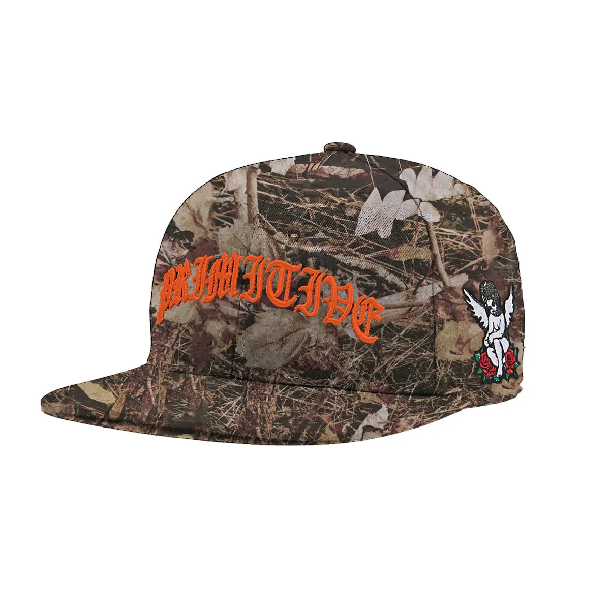 PRIMITIVE APPAREL Men's Archie Embroidered Snapback Cap, 100% Cotton Adjustable Fit for Skateboarding, Hat Snapback, Adjustable Snapback Cap