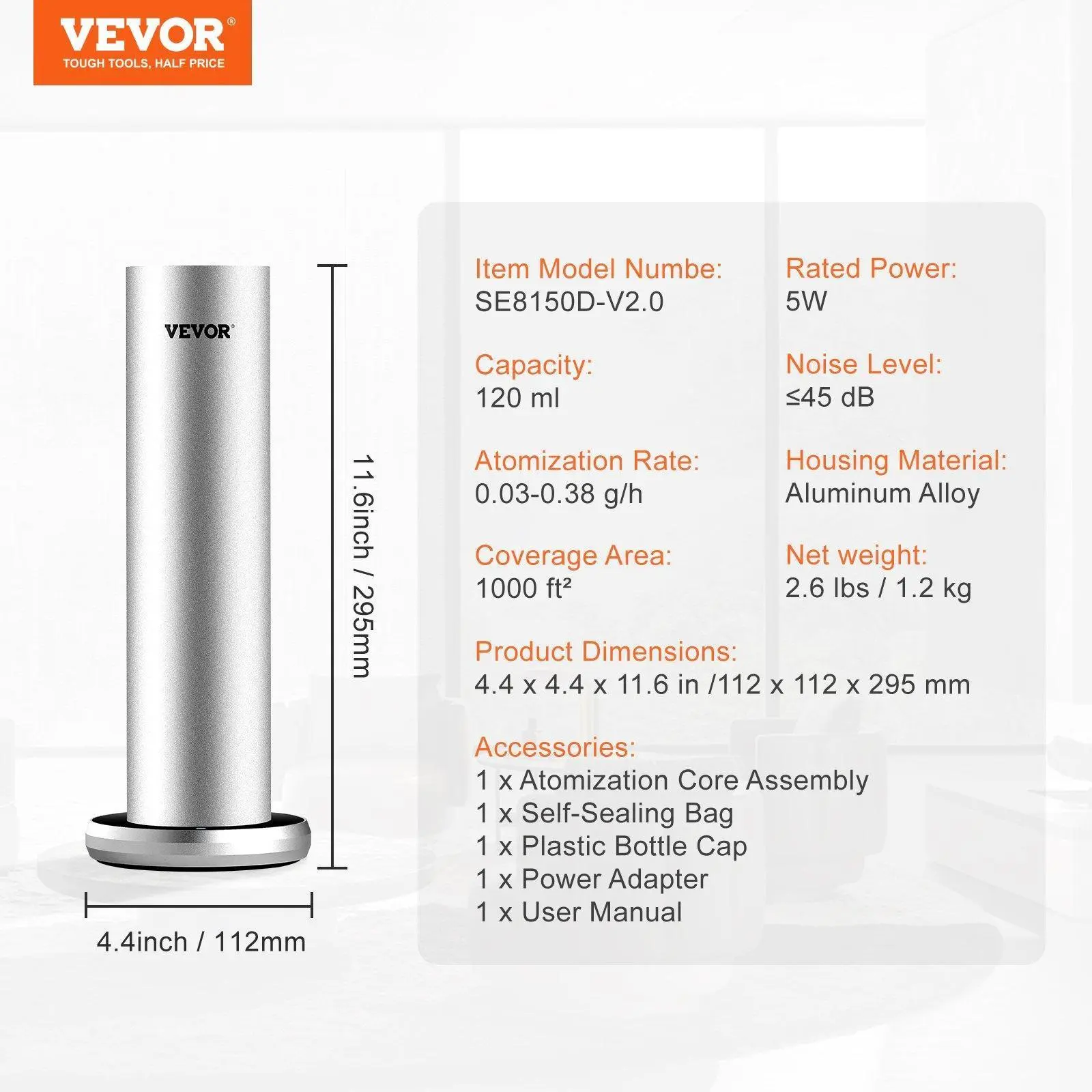 120 ml - Standing - 1000sq.ft