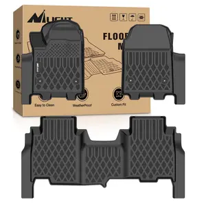 Nilight Floor Mats for Chevy Chevrolet Silverado EV RST Only 2024 2025 2026 (Not Fit WT/LT) All Weather Custom Fit Heavy Duty Floor Liners
