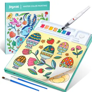 JoyCat DIY Watercolor Painting Set, Paint with Water Coloring Books, Arts and Crafts Drawing Activities Toy, Travel Toys, Birthday Easter Gifts for Boys Girls