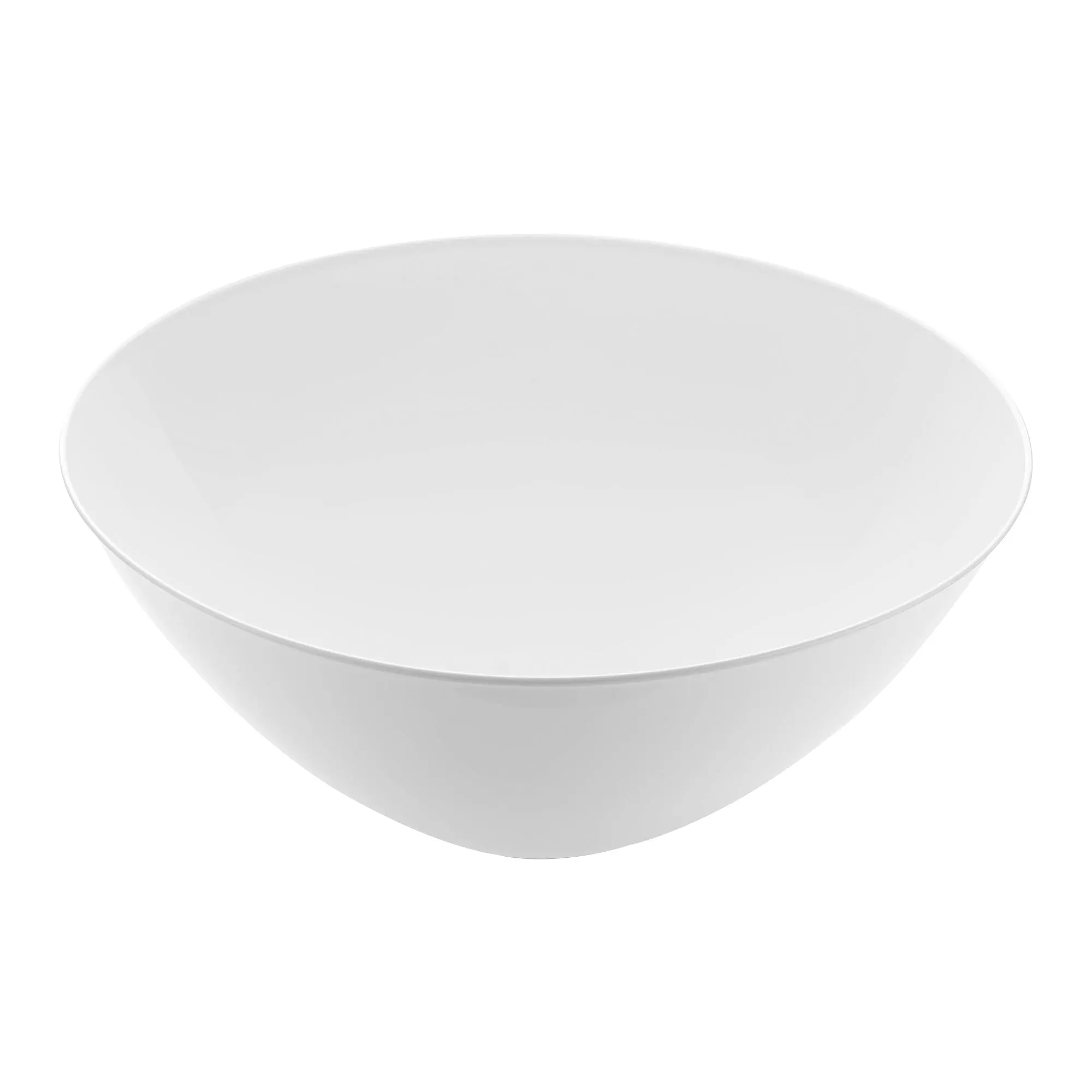 Solid White Organic Round Disposable Plastic Bowls (32 oz.)