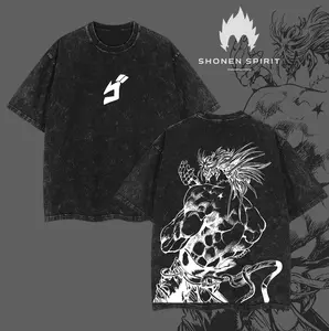 Dio Brando - Jojo’s Bizarre Adventure Anime Double Printed Vintage Oversized Washed Tee Unisex Oversize , Gift For Anime Fan